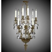 American Brass And Crystal CH9009-ASGT-04G-PI - 9 Light Blairsden