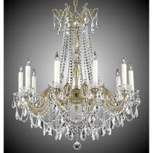 American Brass And Crystal CH9285-OS-04G-PI - 10 Light Crystella