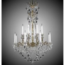 American Brass And Crystal CH9288-A-05S-PI - 8+8 Light Crystella