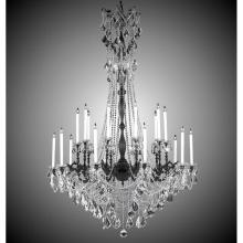 American Brass And Crystal CH9289-A-10G-PI - 10+10 Light Crystella