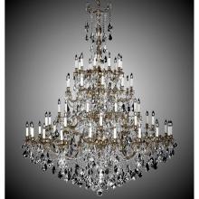 American Brass And Crystal CH9326-AS-07G-ST - 60 Light Elise