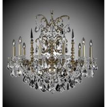 American Brass And Crystal CH9381-AS-04G-ST - 10 Light Venetian
