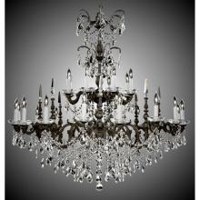 American Brass And Crystal CH9385-A-03G-ST - 24 Light Venetian