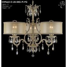 American Brass And Crystal CH9663 - 6 MAX 40