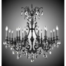 American Brass And Crystal CH9673-4-O-04G-ST - 20 Light 4 Arm Chateau