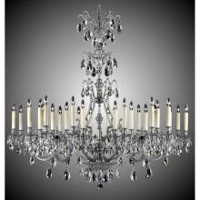 American Brass And Crystal CH9675-5-ALN-03G-ST - 30 Light 5 Arm Chateau