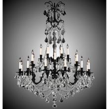 American Brass And Crystal CH9868-A-02G-ST - 8+24 Light Sterling