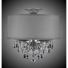 American Brass And Crystal FM6501-O-01G-PI-BK - 5 Light Llydia Semi