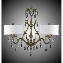 American Brass And Crystal IL9661-A-01G-PI-SL - 6 Light Chateau Island