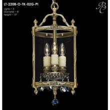 American Brass And Crystal LT2208 - 3 40W MAX
