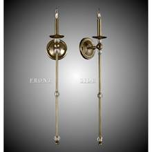 American Brass And Crystal WS3263-38G-ST - 1 Light Magro Extended Wall