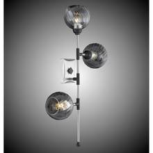 American Brass And Crystal WS3360-3-36G - 3 Light Magro Globe Wall