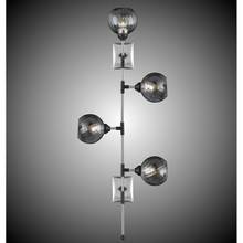 American Brass And Crystal WS3360-4-35S-37G - 4 Light Magro Globe Wall