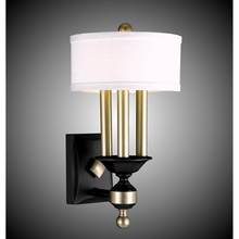 American Brass And Crystal WS5401-35S-38G-ST-GL - 4 Light Kensington Extened Wall Sconce with