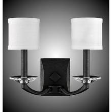 American Brass And Crystal WS5482-35S-36G-ST-PG - 2 Light Kensington Wall Sconce with