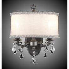 American Brass And Crystal WS6532-OSGS-02G-PI-PG - 2 Light Llydia Wall