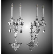 American Brass And Crystal WS9085-ALN-10G-ST - 2 Light Extended Blairsden Wall