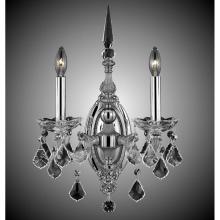 American Brass And Crystal WS9392-AS-02G-PI - 2 Light Venetian Wall