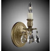 American Brass And Crystal WS9401-O-05S-ST - 1 Light Circular Wall