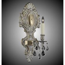 American Brass And Crystal WS9426-ALN-03G-ST - 1 Light Fleur-De-Lis Large Wall