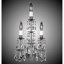 American Brass And Crystal WS9479-OSGS-10G-ST - 3 Light Stem Wall