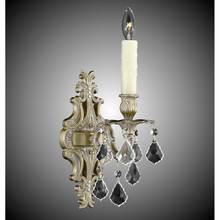 American Brass And Crystal WS9481-AS-01G-PI - 1 Light Filigree Wall