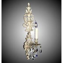 American Brass And Crystal WS9485-O-03G-ST - 2 Light Filigree Extended Top Wall