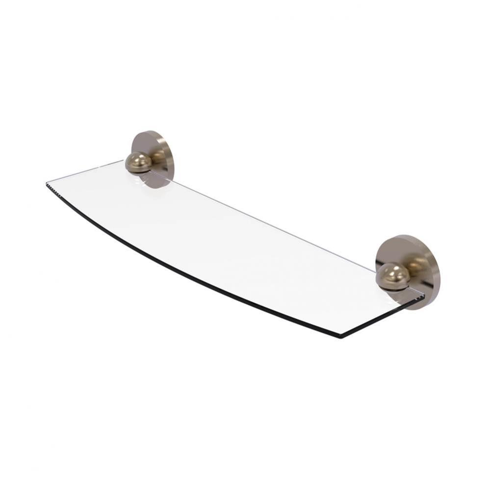 Skyline Collection 18 Inch Glass Shelf