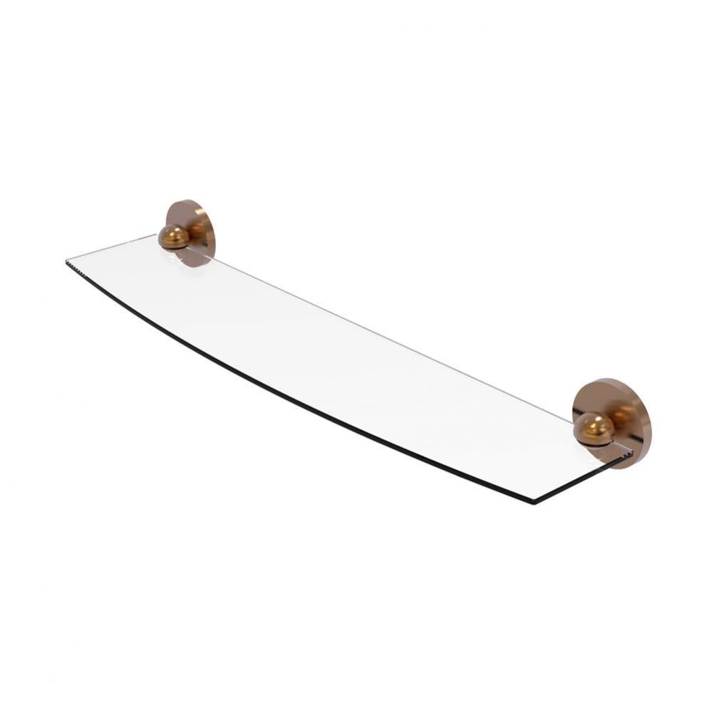 Skyline Collection 24 Inch Glass Shelf