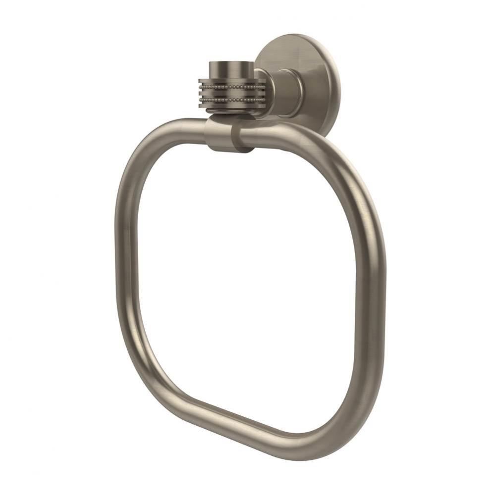 Continental Collection Towel Ring with Dotted Accents