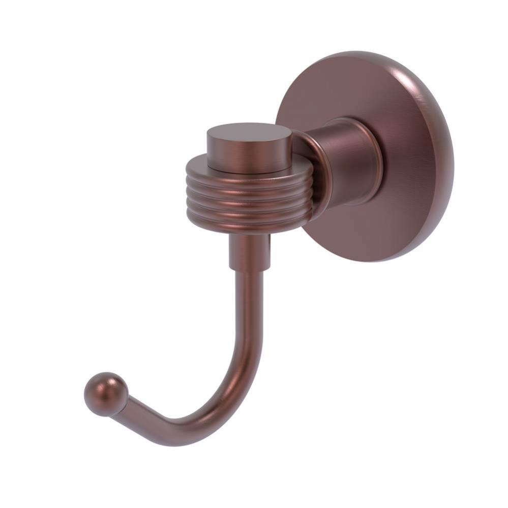 Continental Collection Robe Hook with Groovy Accents