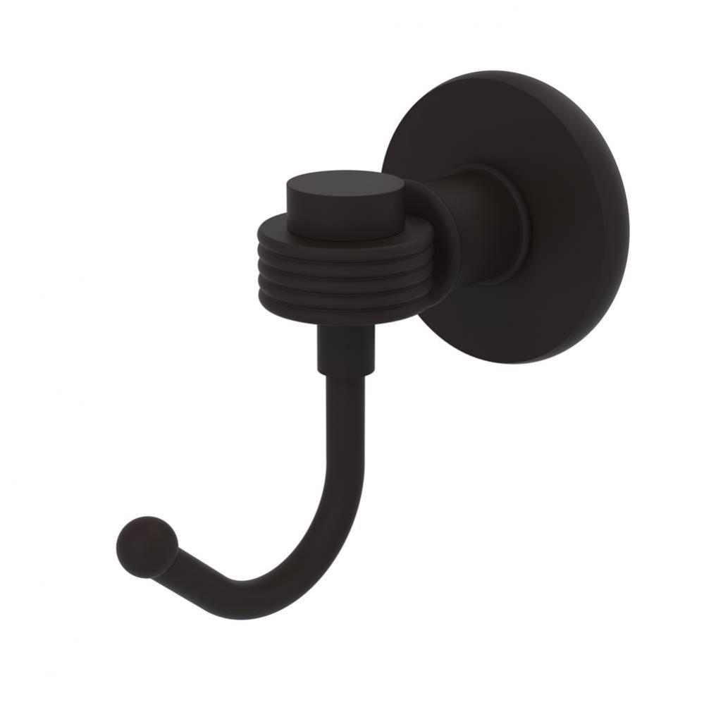 Continental Collection Robe Hook with Groovy Accents