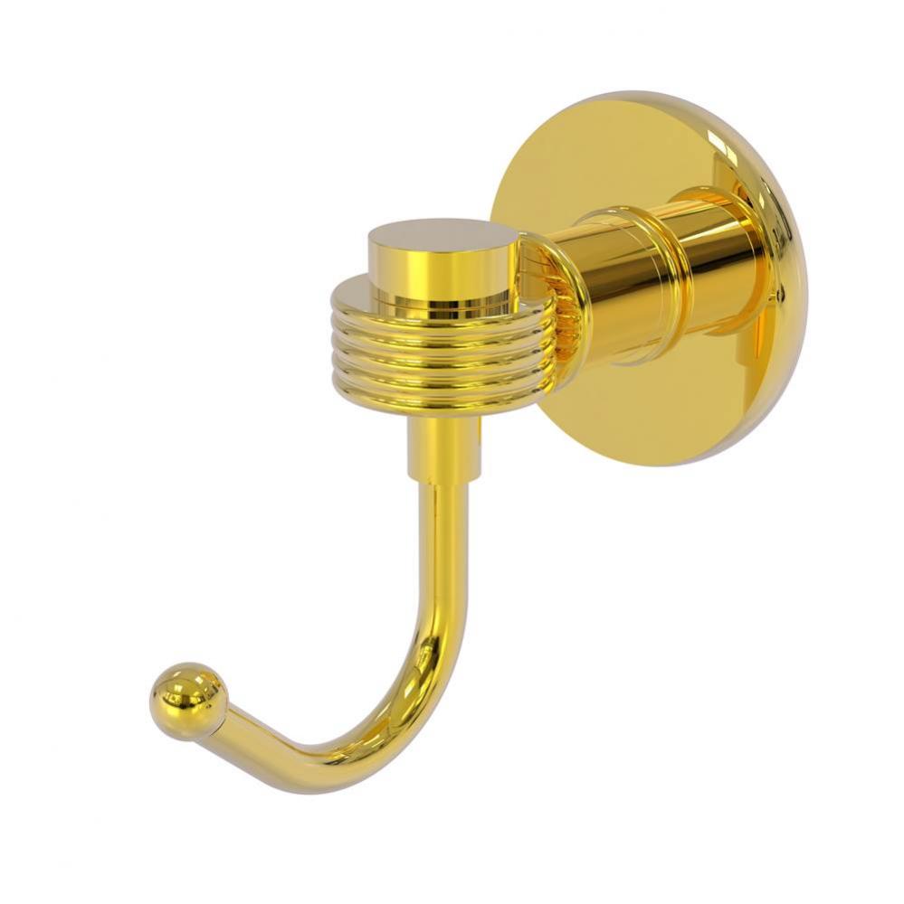 Continental Collection Robe Hook with Groovy Accents