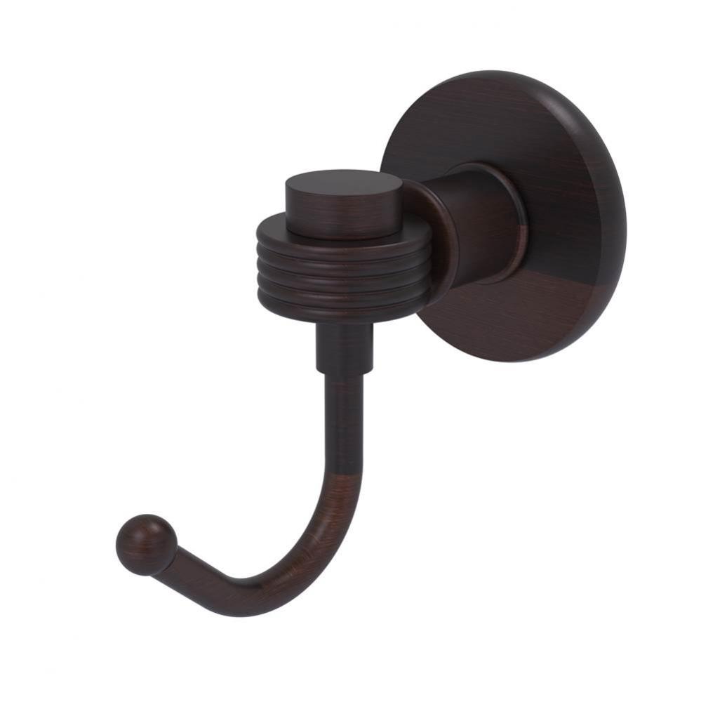 Continental Collection Robe Hook with Groovy Accents