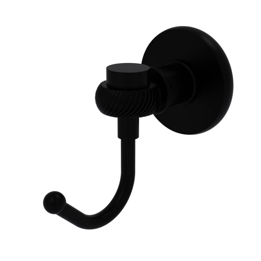 Continental Collection Robe Hook with Twist Accents