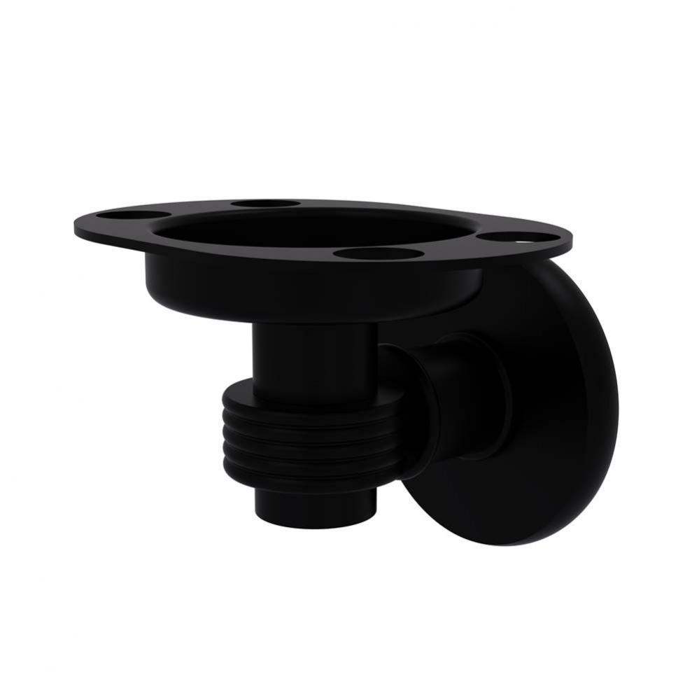 Continental Collection Tumbler and Toothbrush Holder with Groovy Accents