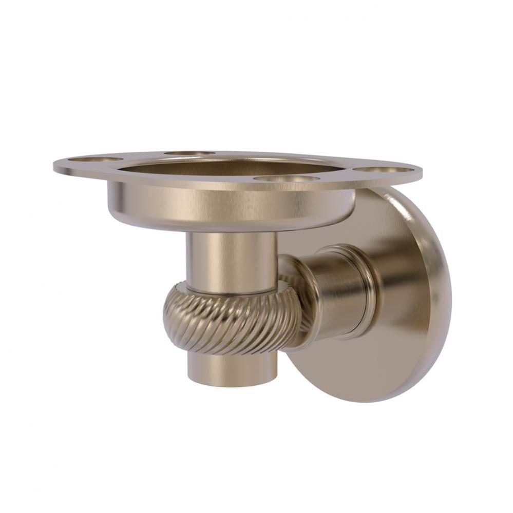 Continental Collection Tumbler and Toothbrush Holder with Twist Accents