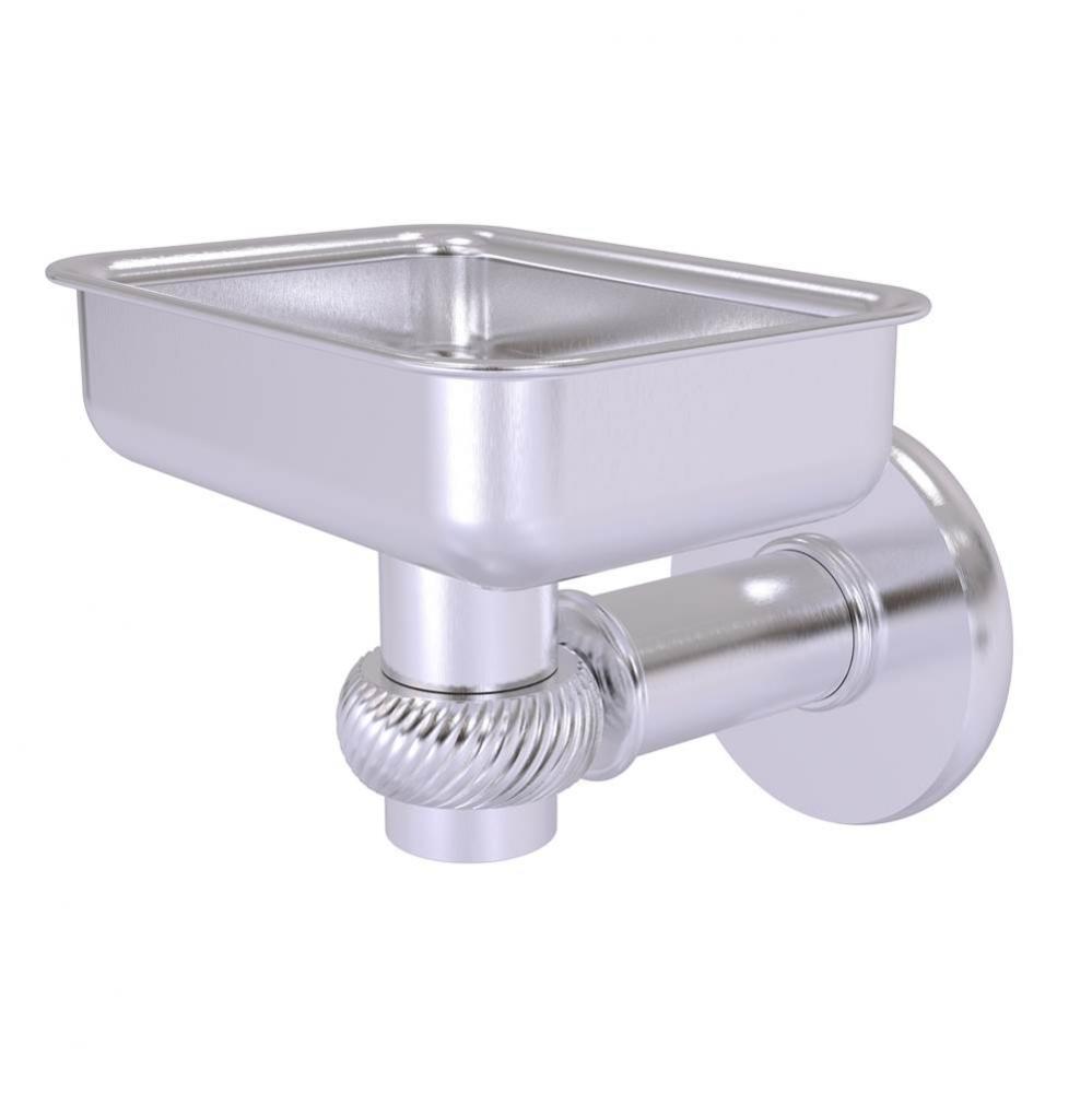 Continental Collection Wall Mounted Soap Dish Holder with Twist Accents