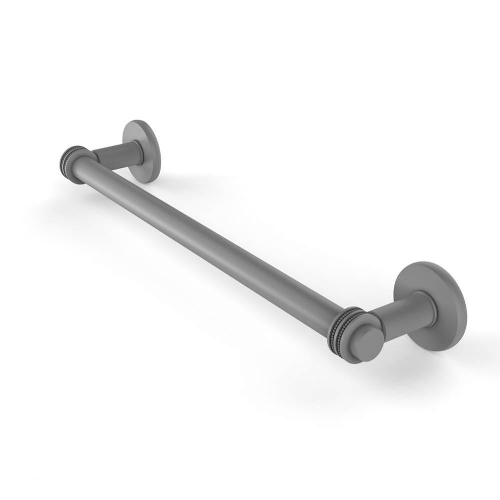 Continental Collection 24 Inch Towel Bar with Dotted Detail