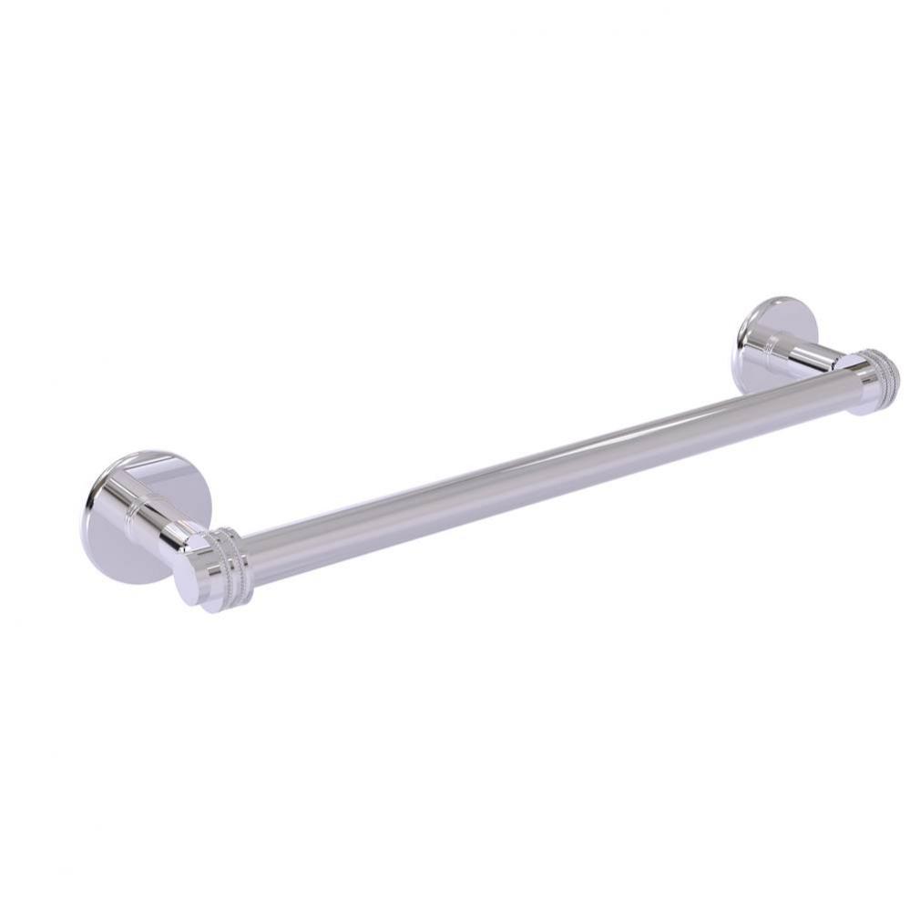 Continental Collection 36 Inch Towel Bar with Dotted Detail