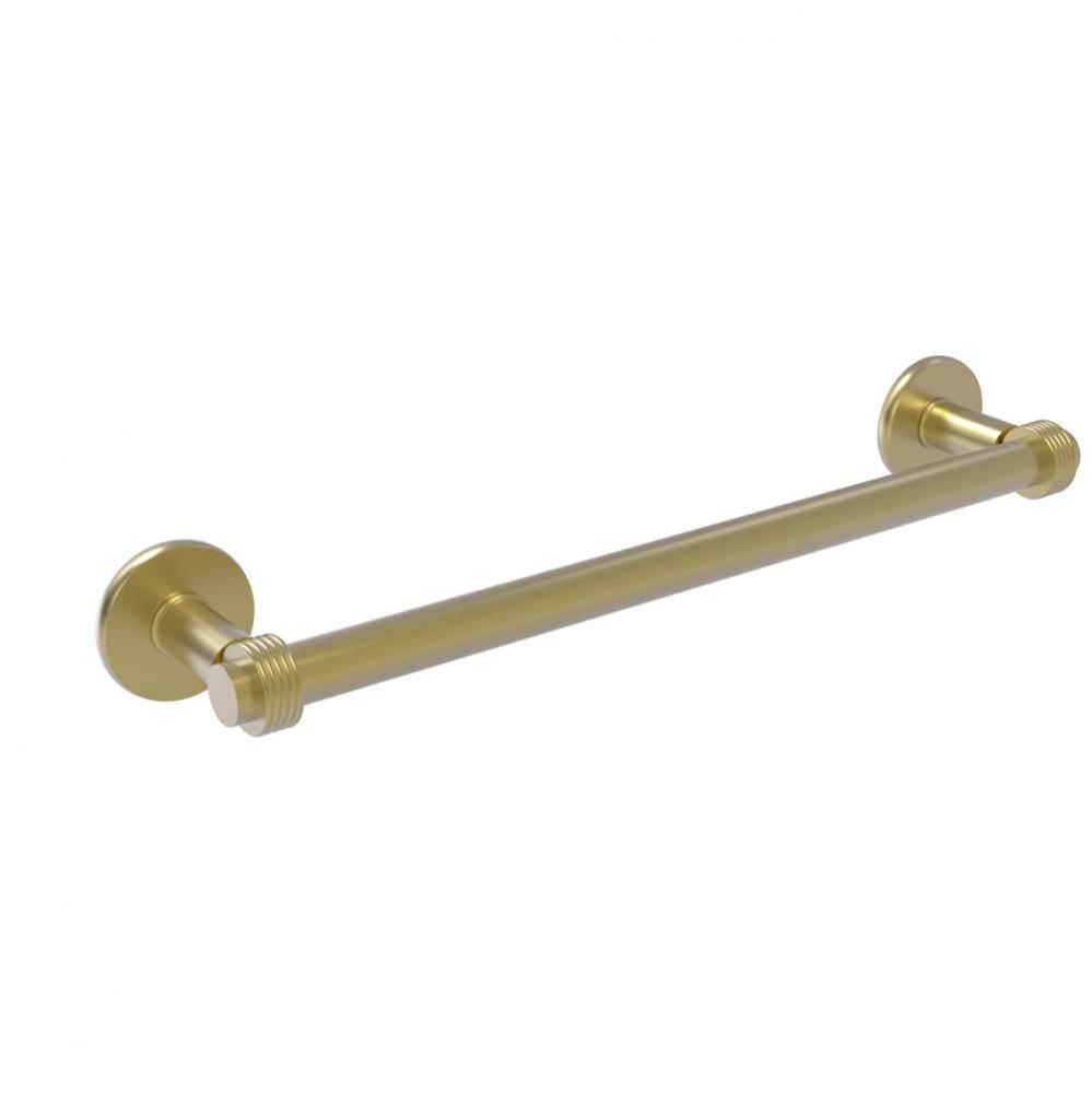 Continental Collection 30 Inch Towel Bar with Groovy Detail
