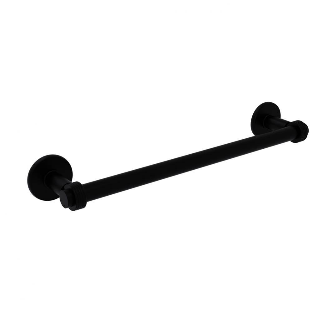 Continental Collection 36 Inch Towel Bar with Groovy Detail