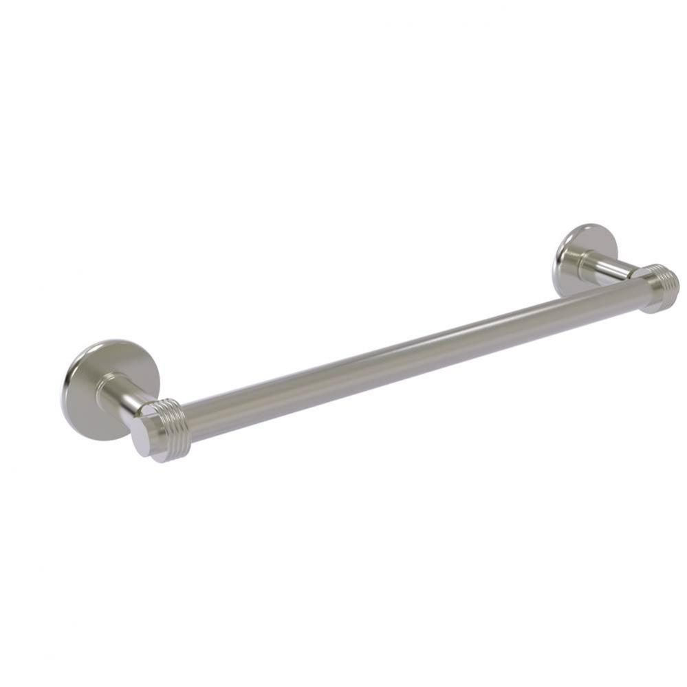 Continental Collection 36 Inch Towel Bar with Groovy Detail