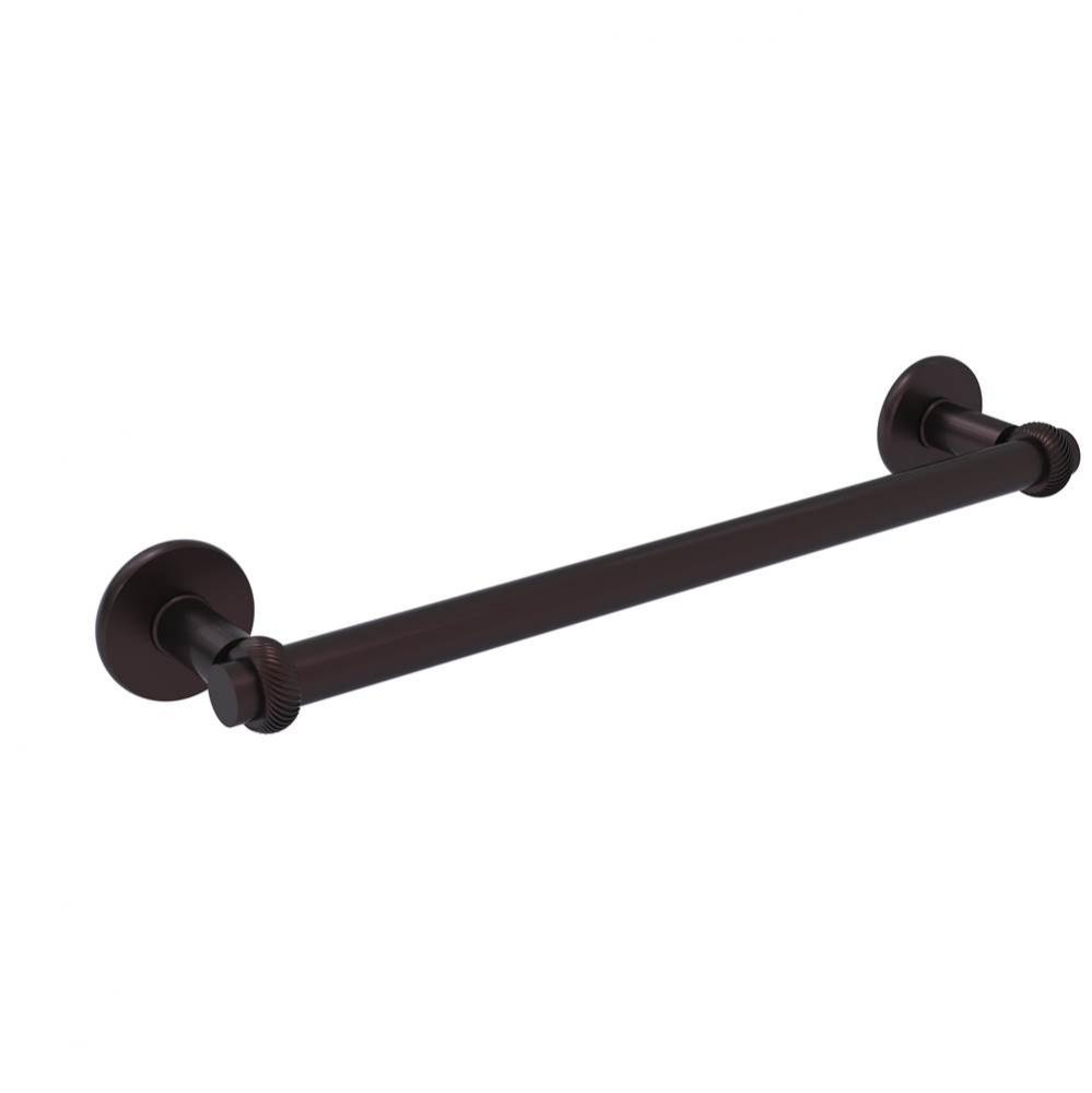 Continental Collection 18 Inch Towel Bar with Twist Detail