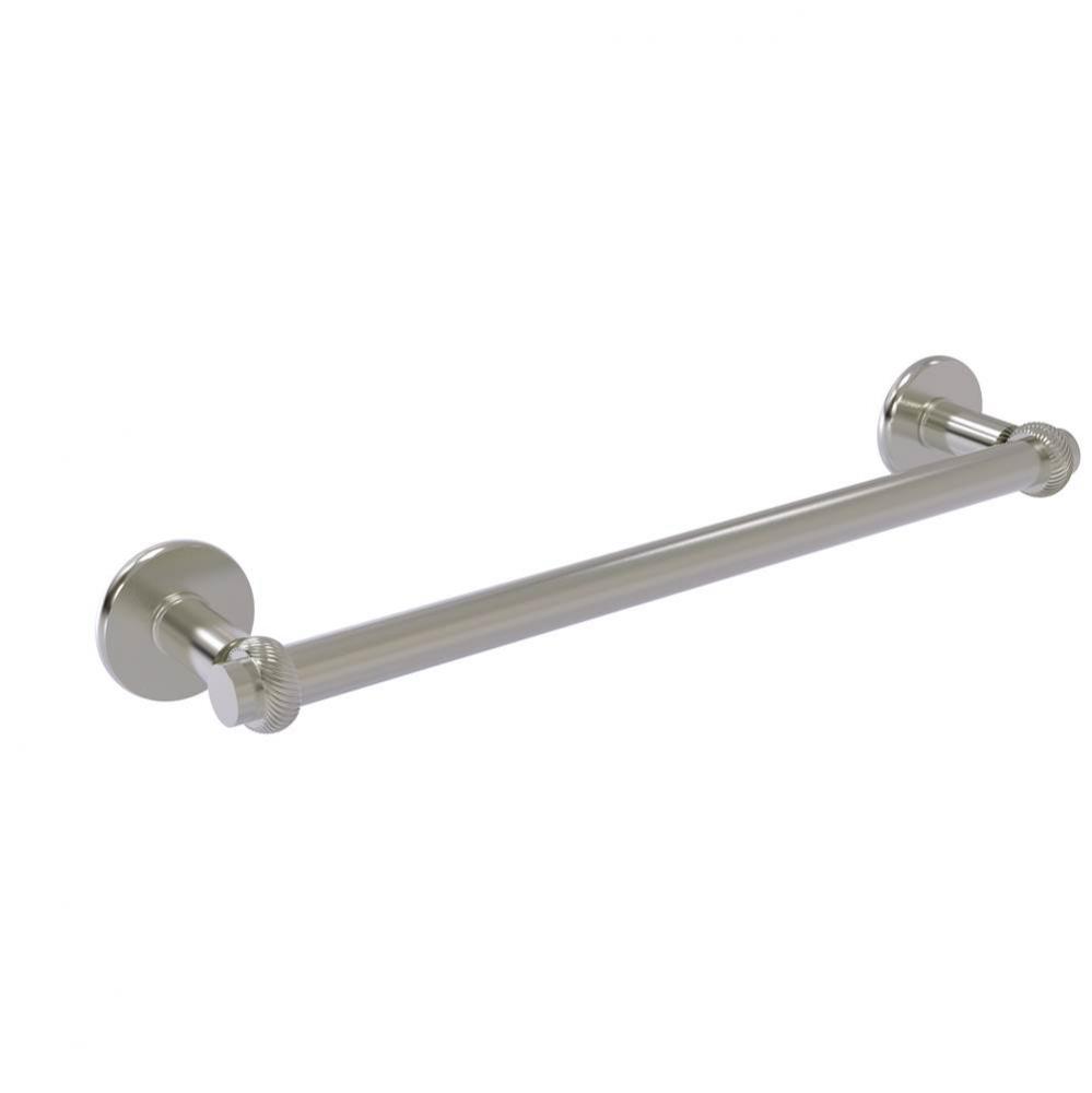 Continental Collection 18 Inch Towel Bar with Twist Detail