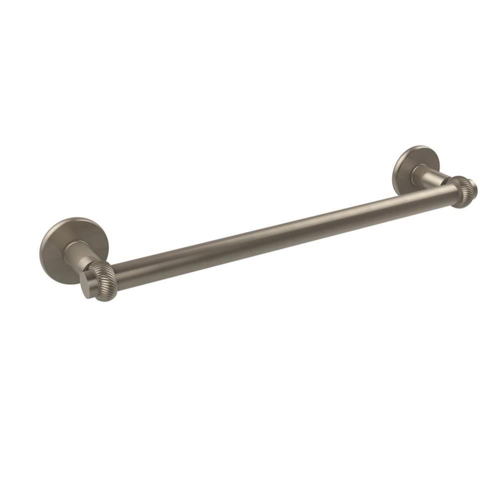 Continental Collection 24 Inch Towel Bar with Twist Detail