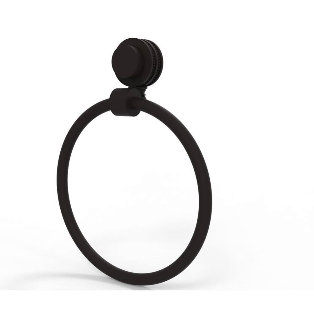 Venus Collection Towel Ring with Dotted Accent