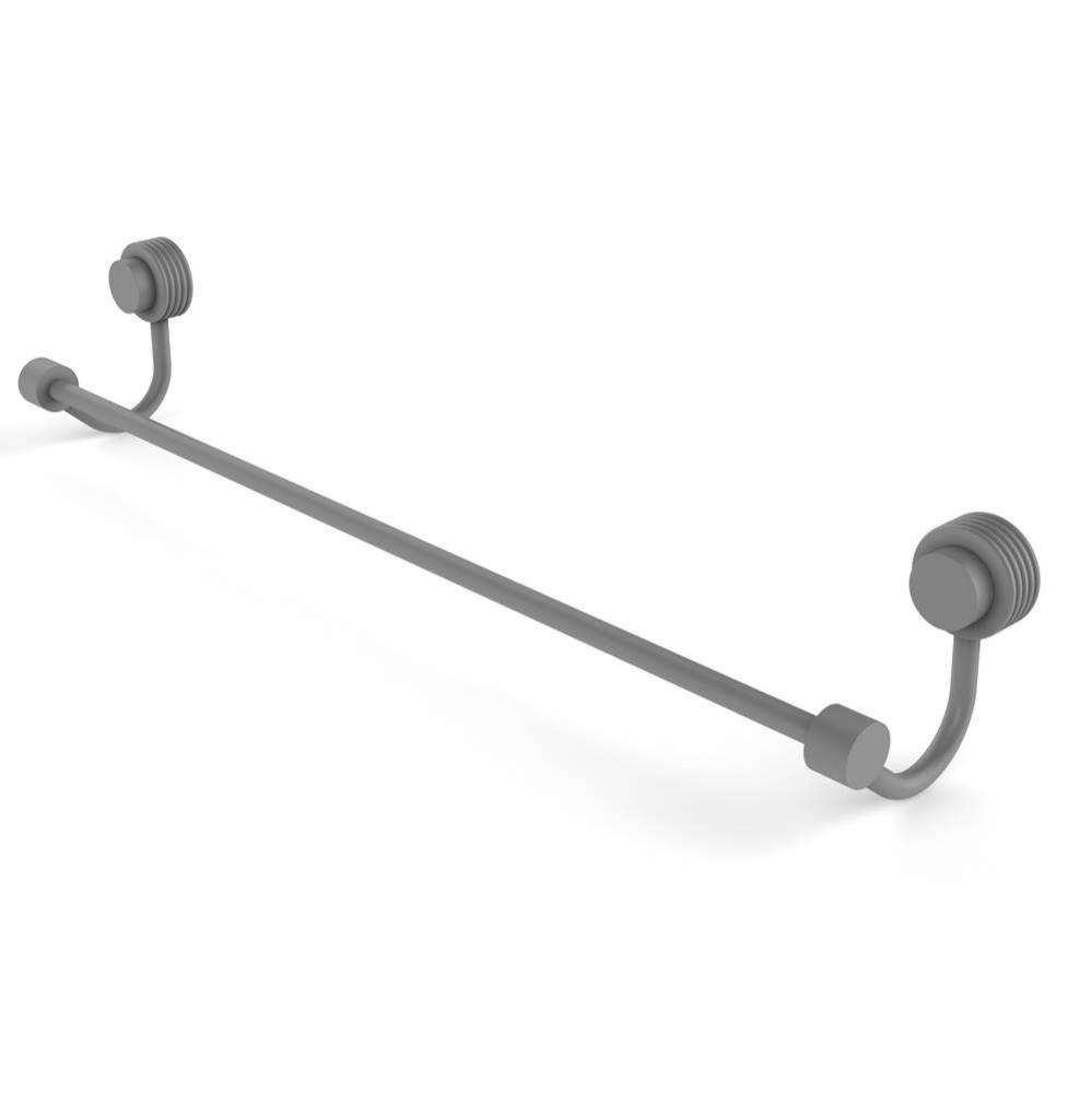 Venus Collection 36 Inch Towel Bar with Groovy Accent