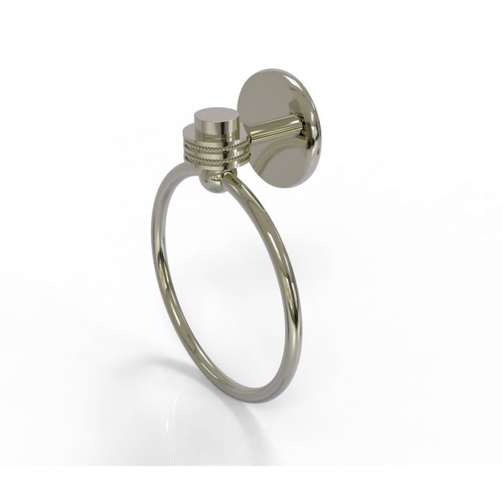 Satellite Orbit One Collection Towel Ring with Dotted Accent