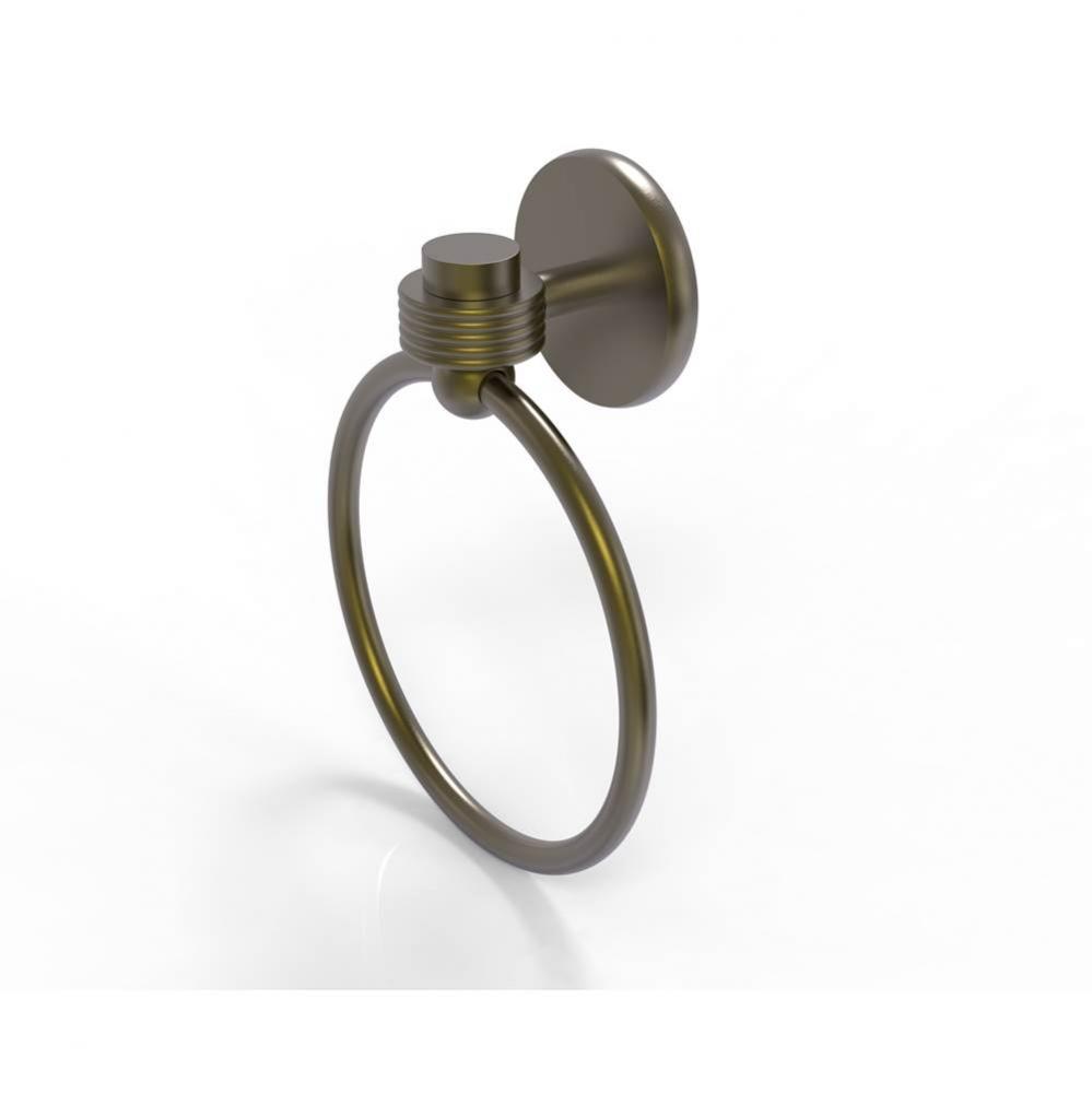 Satellite Orbit One Collection Towel Ring with Groovy Accent